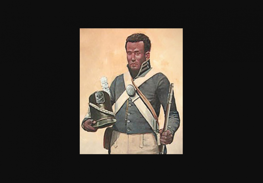 Black soldiers fight in the War of 1812